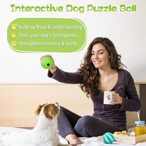 2 Pack Interactive Dog Puzzle Toys