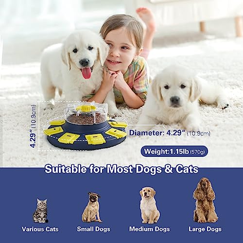 Interactive Dog Treat Puzzle Toy for Large Dogs