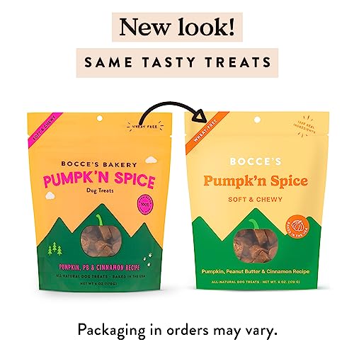 Bocce's Bakery Pumpkin Spice Dog Treats, 6 oz