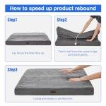 Orthopedic Dog Bed with Plush Foam Support