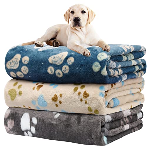 Super Soft Dog Blankets - Pack of 3