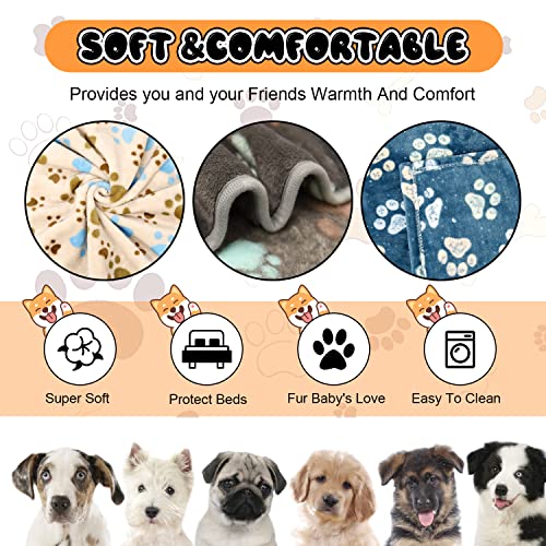 Super Soft Dog Blankets - Pack of 3