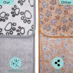 Soft Washable Dog Blanket for Small/Medium Dogs (Grey)