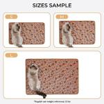 Luciphia Super Soft Fluffy Pet Blanket (Brown/Pink/White)