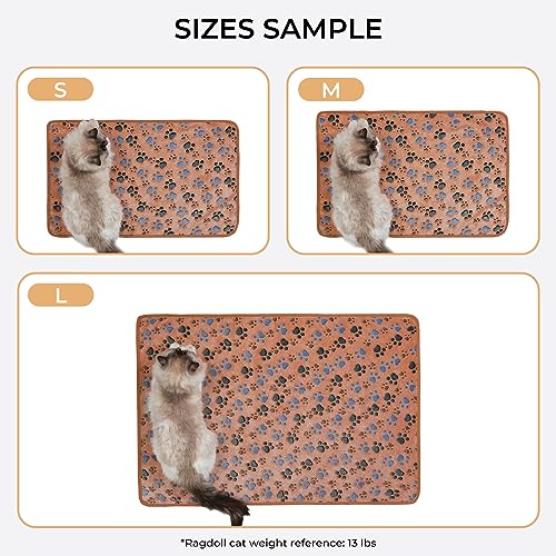 Luciphia Super Soft Fluffy Pet Blanket (Brown/Pink/White)