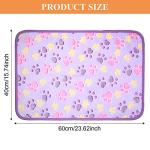 Pet Paw Print Fleece Blankets for Dogs