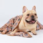 Luciphia Super Soft Fluffy Pet Blanket (Brown/Pink/White)