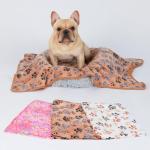 Luciphia Super Soft Fluffy Pet Blanket (Brown/Pink/White)