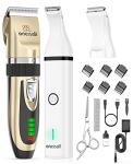Oneisall 2-in-1 Cordless Dog Clippers and Paw Trimmer