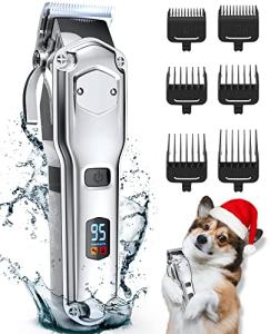 Waterproof Rechargeable Dog Clippers for Thick Coats
