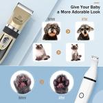 Oneisall 2-in-1 Cordless Dog Clippers and Paw Trimmer