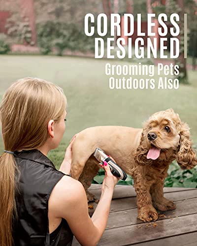 oneisall Quiet Electric Hair Clippers Set for Dogs