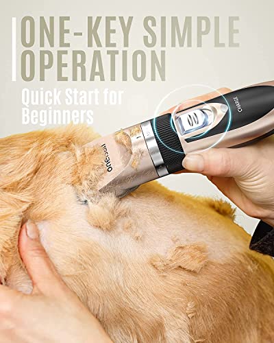 oneisall Quiet Electric Hair Clippers Set for Dogs
