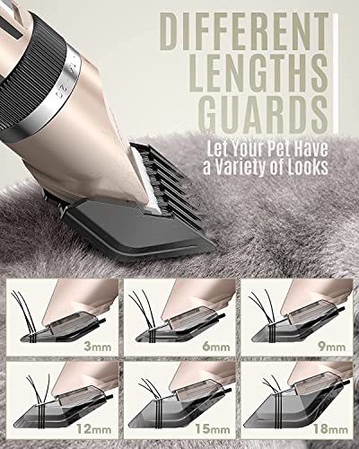 oneisall Quiet Electric Hair Clippers Set for Dogs