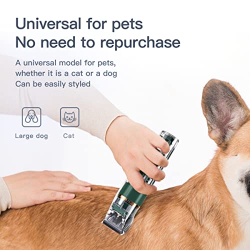 Cordless Dog Grooming Clippers with LED Display