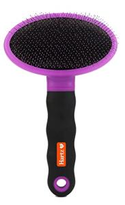Hartz Groomer's Best Deshedding Slicker Brush, Black/Violet