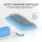 Atlamia Blue Self Cleaning Brush: Pet Hair Remover!