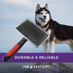 Paw Brothers Long Pin Slicker Brush: Professional Grade