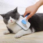 Atlamia Blue Self Cleaning Brush: Pet Hair Remover!
