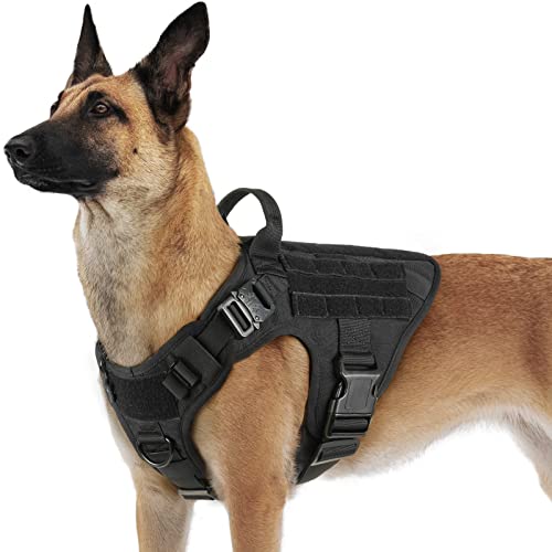 PAWTRENDER XL Tactical Dog Harness for Large Breed