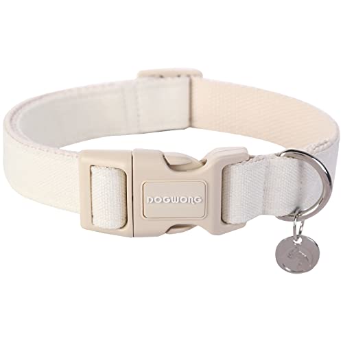 Cotton Hemp Dog Collar - Durable & Cute