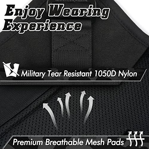 PAWTRENDER XL Tactical Dog Harness for Large Breed