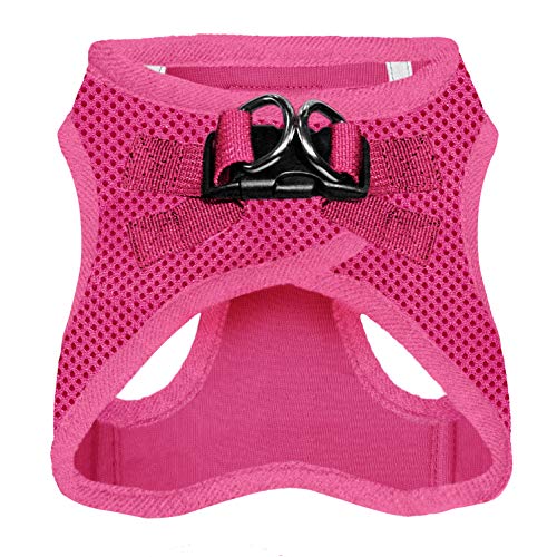 Voyager Mesh Step-in Dog Harness (Fuchsia, Small)