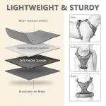 Reflective Adjustable Dog Harness for Easy Control (Gray)