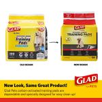 Glad for Pets Charcoal Training Pads, 23"x23", Pack of 100