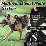 PAWTRENDER XL Tactical Dog Harness for Large Breed