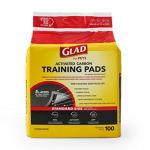 Glad for Pets Charcoal Training Pads, 23"x23", Pack of 100