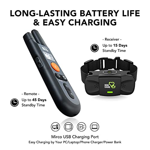 1800FT Remote Dog Training Collar - Bark, Beep, Vibration