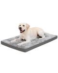 Large Washable Dog Bed with Anti-Slip Bottom (Grey)