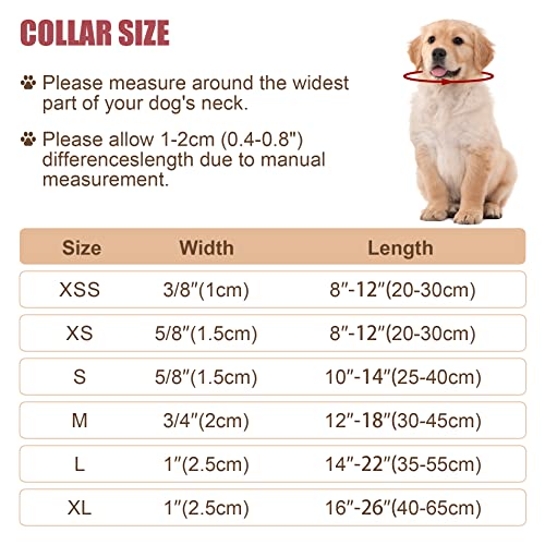 Pink Reflective Adjustable Dog Collar for All Sizes