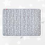 Soft Polyester Bed for Dog Crate, Cute Stars