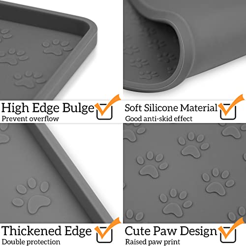 Pet Placemat: Prevent Food & Water Overflow, for Dogs & Cats