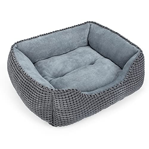 Soft Washable Dog Bed for All Sizes - Grey