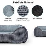 Soft Washable Dog Bed for All Sizes - Grey