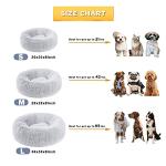 Calming Donut Dog Bed for Small Medium Large Dogs (20")