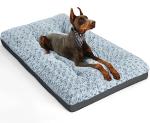 Deluxe Washable Dog Bed, Large Size, Grey