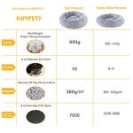 Calming Donut Dog Bed for Small Medium Large Dogs (20")