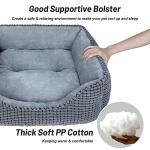 Soft Washable Dog Bed for All Sizes - Grey