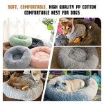 Calming Donut Dog Bed for Small Medium Large Dogs (20")