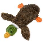 2-in-1 Squeaky Dog Toy: Soft, Durable Fabric - Small, Wild Duck
