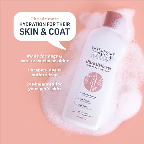 Oatmeal Moisturizing Conditioner for Dogs – Soft, Shiny Coat
