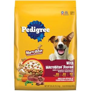 Pedigree Adult Dog Food, MarroBites, Steak & Vegetable