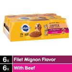 Pedigree Adult Dog Food Variety Pack, Filet Mignon Flavor - 12 Cans