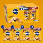 PEDIGREE CHOICE CUTS Adult Soft Wet Dog Food, 24-Count