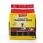 Glad for Pets Charcoal Training Pads, 23"x23", Pack of 100