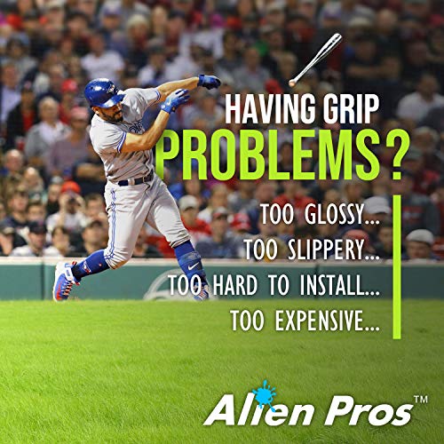 ALIEN PROS Baseball Bat Grip Tape - 1.1 mm Pre-cut